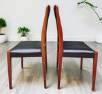 2 RESTORED Swedish MCM Rosewood Chairs by Nils Jonsson for Hugo Troeds 4
