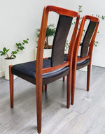 2 RESTORED Swedish MCM Rosewood Chairs by Nils Jonsson for Hugo Troeds 8