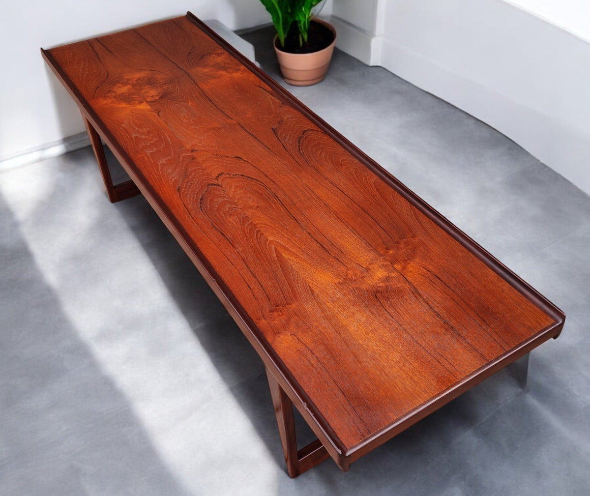RESTORED Danish MCM Teak Coffee Table or Bench by Peter Løvig Nielsen