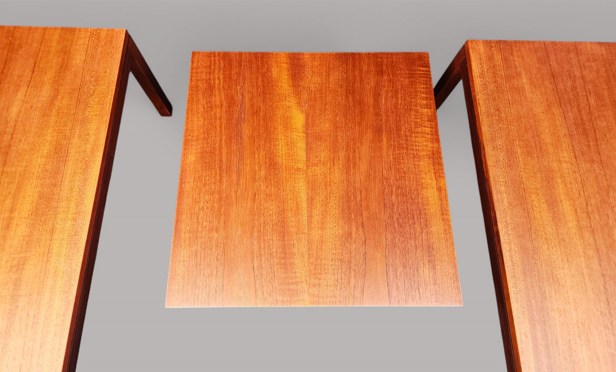 REFINISHED Mid Century Modern Teak Accent Table by Reff