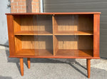 REFINISHED Mid Century Modern Teak Display or Bookcase 48