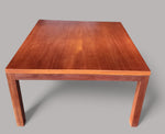 REFINISHED Mid Century Modern Teak Coffee Table Square by Reff 6