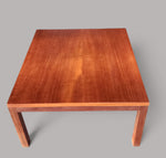 REFINISHED Mid Century Modern Teak Coffee Table Square by Reff 5