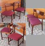 4+2 RESTORED Danish Mid Century Modern Brazilian Rosewood Dining Chairs 1
