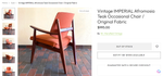 REFINISHED REUPHOLSTERED Mid Century Modern Afromosia Arm Chair by Jan Kuypers 11