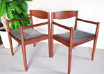 6 REFINISHED REUPHOLSTERED in wool mohair Danish MCM Teak Chairs by Bramin 1