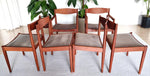 6 REFINISHED REUPHOLSTERED in wool mohair Danish MCM Teak Chairs by Bramin 4