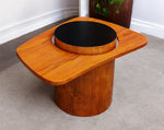 REFINISHED Mid Century Modern Teak Martini Cocktail Table by RS Associates 4