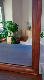 REFINISHED Art Deco Walnut Tallboy & free Mirror 30