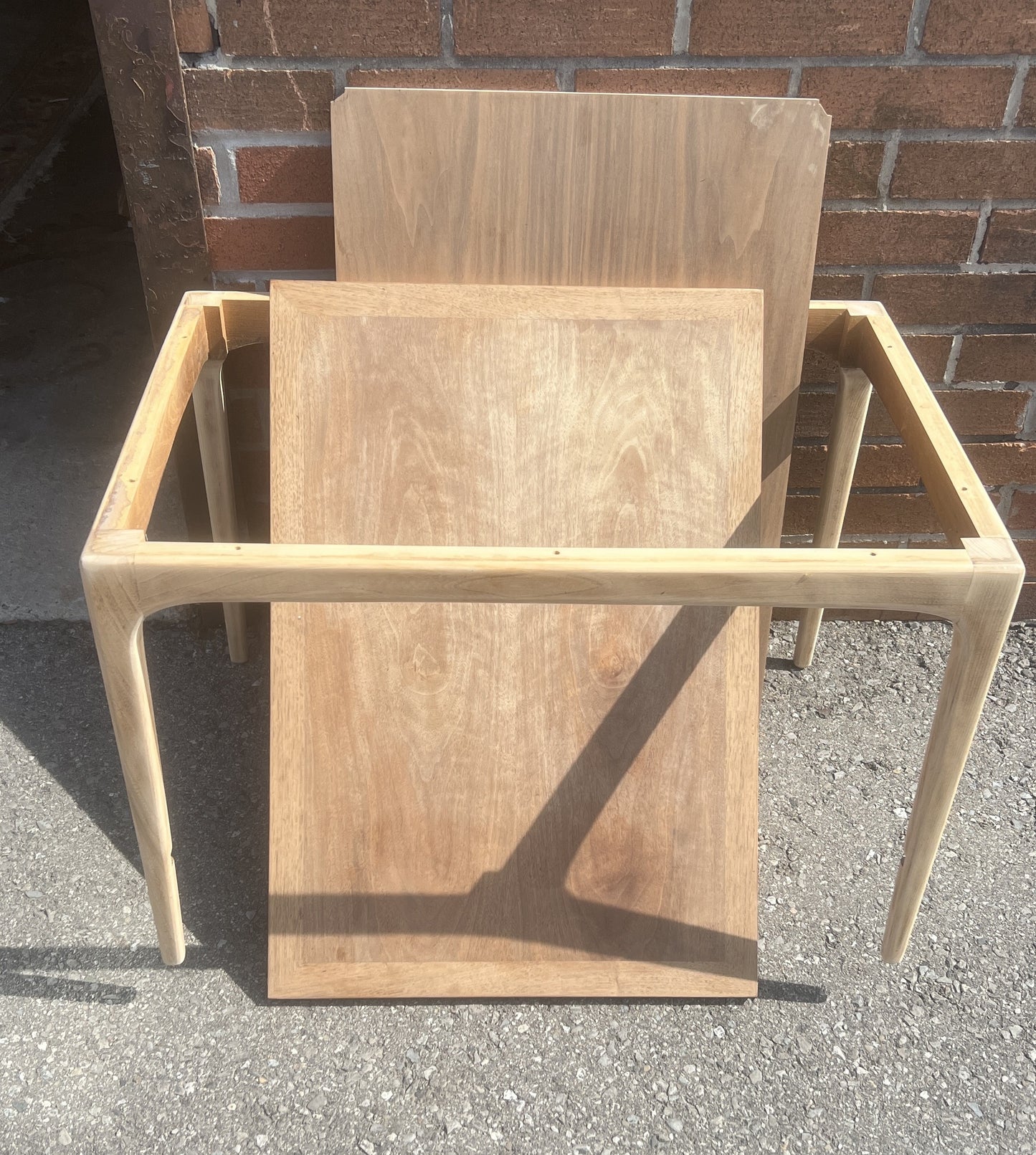2 REFINISHED Mid Century Modern Walnut Accent Tables by Lane