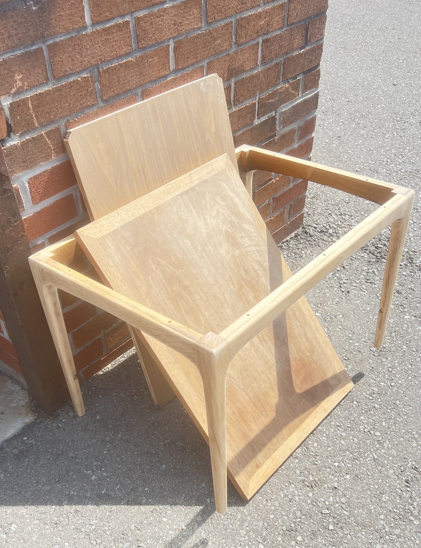 2 REFINISHED Mid Century Modern Walnut Accent Tables by Lane