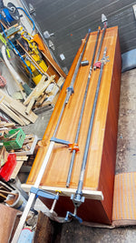 REFINISHED Danish Mid Century Modern Teak Sideboard by Gunni Omann 94.5