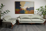 REFINISHED REUPHOLSTERED Mid Century Modern Sofa & Armchair 22