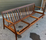 REUPHOLSTERED REFINISHED Mid Century Modern Teak 3-Seater Sofa by R. Huber 8