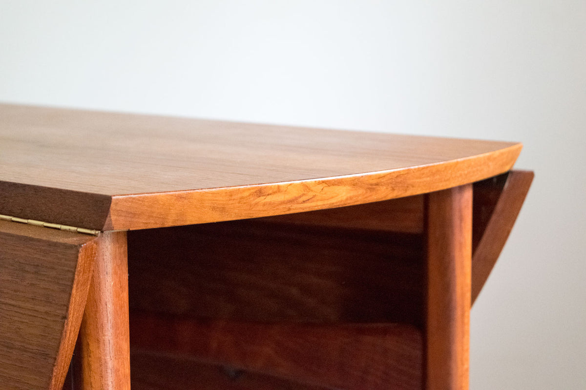 Danish MCM Teak Table by P.Hvidt & O.Mölgaard-Nielsen & 6 chairs by Finn Juhl for France & Søn