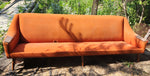 REFINISHED REUPHOLSTERED Danish MCM Teak Sofa 4-Seater 11