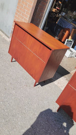REFINISHED Mid Century Modern Teak Blanket Chest 36.5