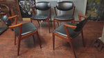 4 REFINISHED Danish MCM Teak Armchairs by Kai Kristiansen, Model 42 10