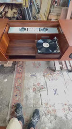 REFINISHED MCM Electrohome Circa 75 Model 701 Stereo Console Space Age Teak 13