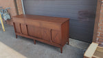REFINISHED Mid Century Modern Walnut Sideboard 74