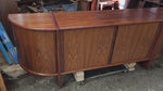 RESTORED Danish MCM Rosewood Tambour Sideboard by P. Hundevad 88