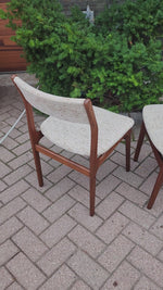 4 RESTORED Danish Mid Century Modern Teak Chairs by D-Scan 11