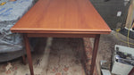 REFINISHED Danish Mid Century Modern Teak Draw Leaf Table 48
