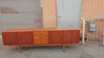REFINISHED Dutch Mid Century Modern Teak Sideboard by W.Watting for Fristho 96.5