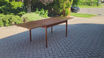 REFINISHED Danish MCM Teak Draw Leaf Table by H. Kjaernulf  51