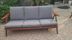 RESTORED Danish MCM Teak Sofa  by Arne Hovmand-Olsen for Mogen Kold 14