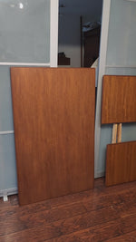 REFINISHED Danish Mid Century Modern Teak Draw Leaf Table 51