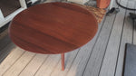 REFINISHED MCM SOLID Teak Coffee Table Round by Imperial D 39