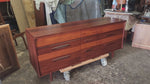 REFINISHED Mid Century Modern SOLID TEAK Dresser by J. Kuypers for Imperial 12