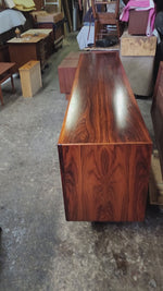 REFINISHED Danish Mid Century Modern Rosewood Sideboard by A.Vodder for Dyrlund 86.5