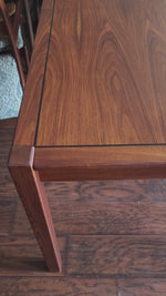 REFINISHED Mid Century Modern Rosewood Table w 2 Leaves 54