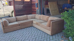 MCM Selig L-Shaped Sectional Sofa Playpen Style, Iconic Camel Velvet 5