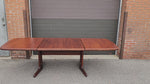 REFINISHED Danish MCM Rosewood Table Self Storing, 65
