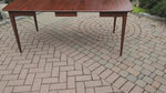 REFINISHED Mid Century Modern Walnut Dining Table w 3 Leaves 38