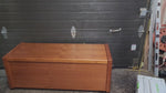 REFINISHED Mid Century Modern Teak Blanket Chest Cedar Lined 51