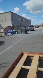 REFINISHED Mid Century Modern Teak Bed w Floating Nightstands Queen size 16