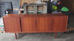 REFINISHED Danish Mid Century Modern Teak Sideboard by Gunni Omann 79