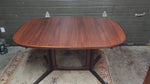 REFINISHED Danish MCM Rosewood Table w 2 Leaves by N. Møller 53