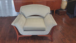 REFINISHED REUPHOLSTERED Mid Century Modern Sofa & Armchair 25