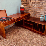 RESTORED Swedish MCM Modular Rosewood Stereo Media Console by T.Kempe 14