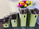 Mid-Century Modern Kitchen Storage Set Avocado Green, photo 11 of 13 11