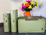 Mid-Century Modern Kitchen Storage Set Avocado Green, photo 6 of 13 6
