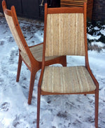 4 Danish Mid Century Modern Teak chairs High Back REFINISHED $125 each - Mid Century Modern Toronto 3