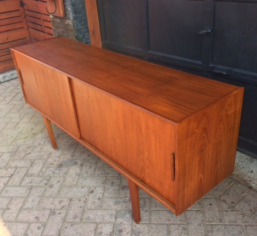 REFINISHED Danish MCM  Teak Sideboard Media TV Console 70" - Mid Century Modern Toronto