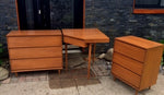 Sculptural MCM Set of 2 Solid Wood Dressers & Desk by Imperial - like new, for less than IKEA - Mid Century Modern Toronto 6