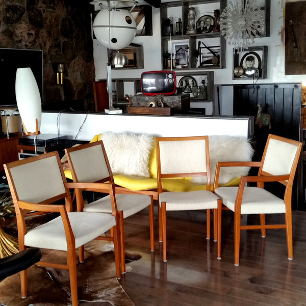 4 MCM Teak Chairs by Nils Jonsson for Svegards, $50 each CLEARANCE SALE - Mid Century Modern Toronto